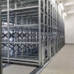 Movable mobile shelving system